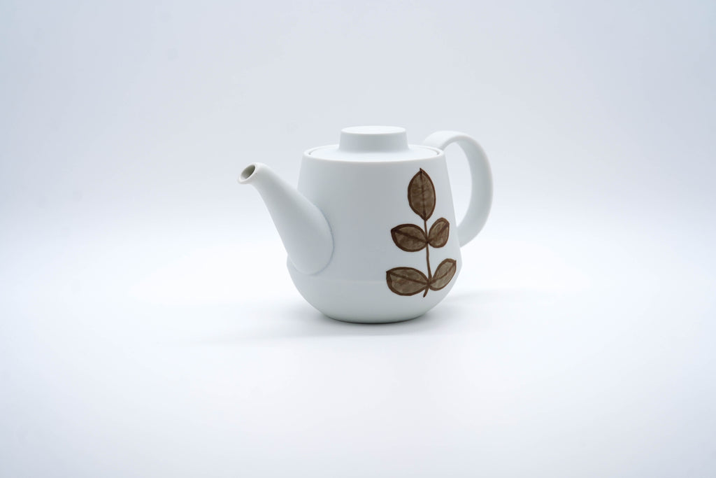 FIORE Teapot, Young Leaves (Brown)