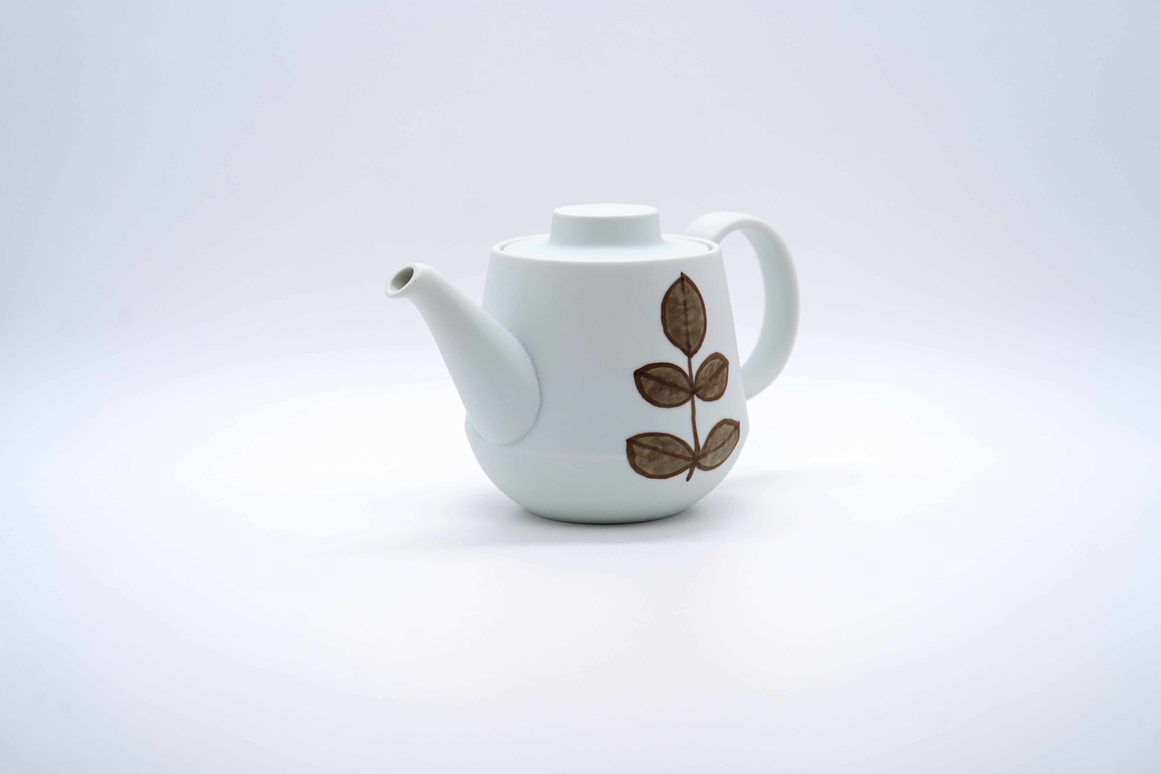 FIORE Teapot, Young Leaves (Brown)