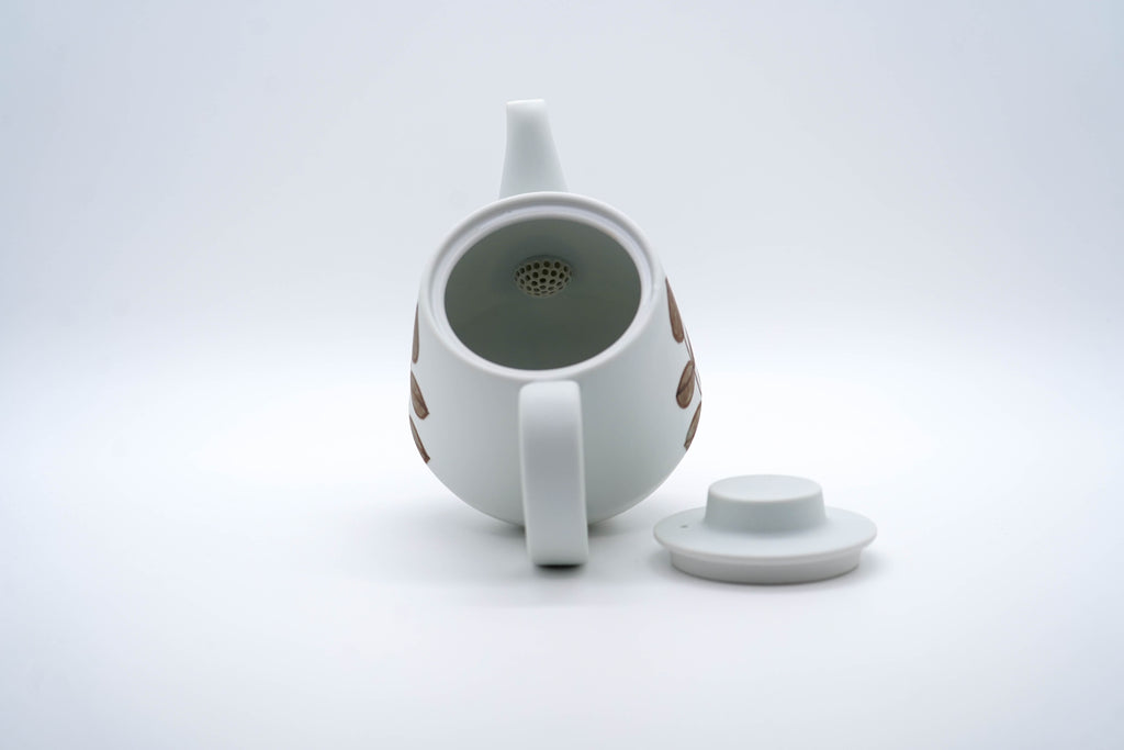 FIORE Teapot, Young Leaves (Brown)