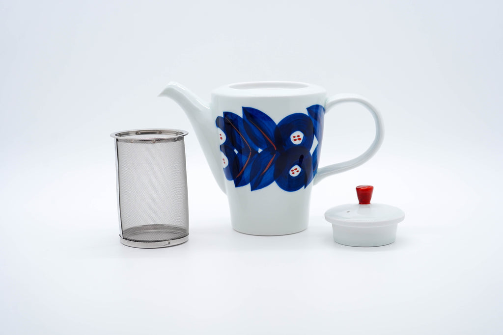 NATURE Teapot (Large, with strainer), Leaves
