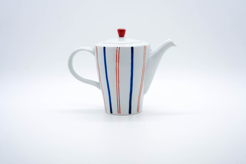 NATURE Teapot (Large, with strainer), Stripe