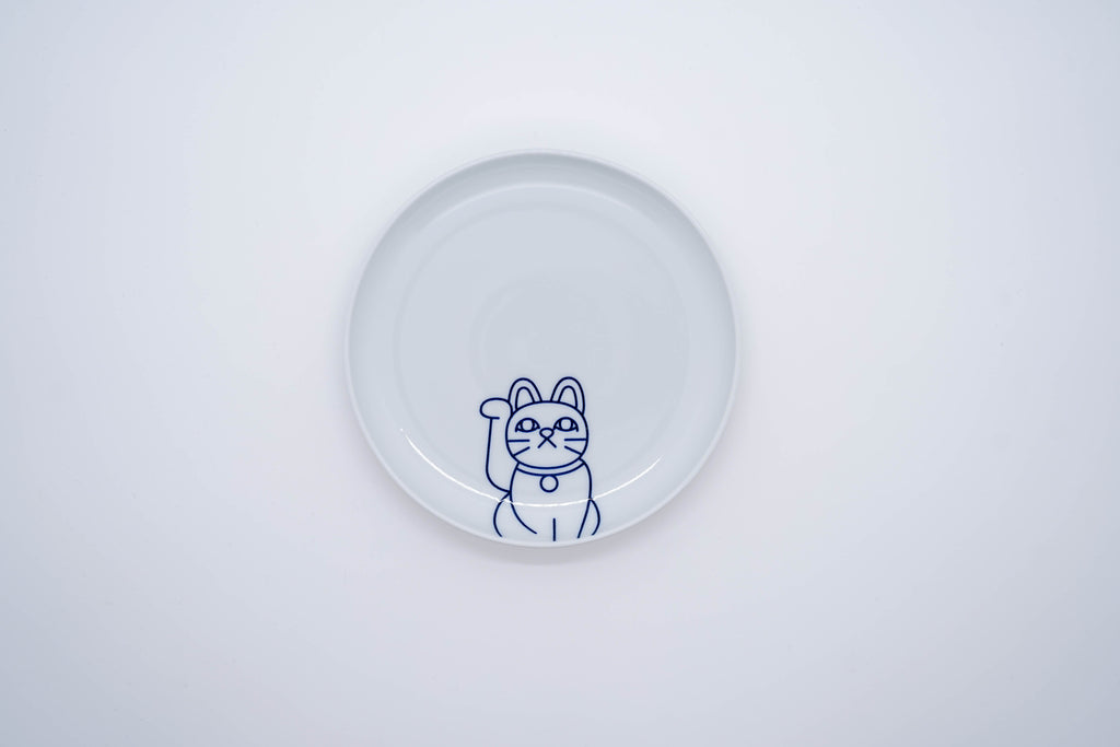 TOKYO ICON Plate (Small), Beckoning Cat