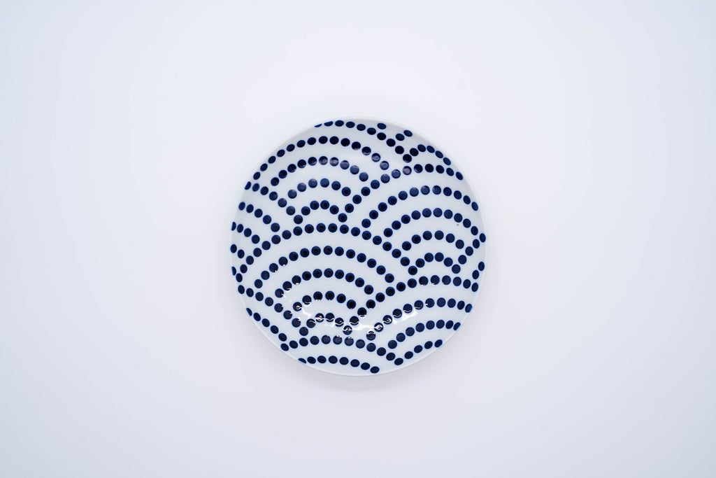 KOMON Side Plate, Seigaiha Wave