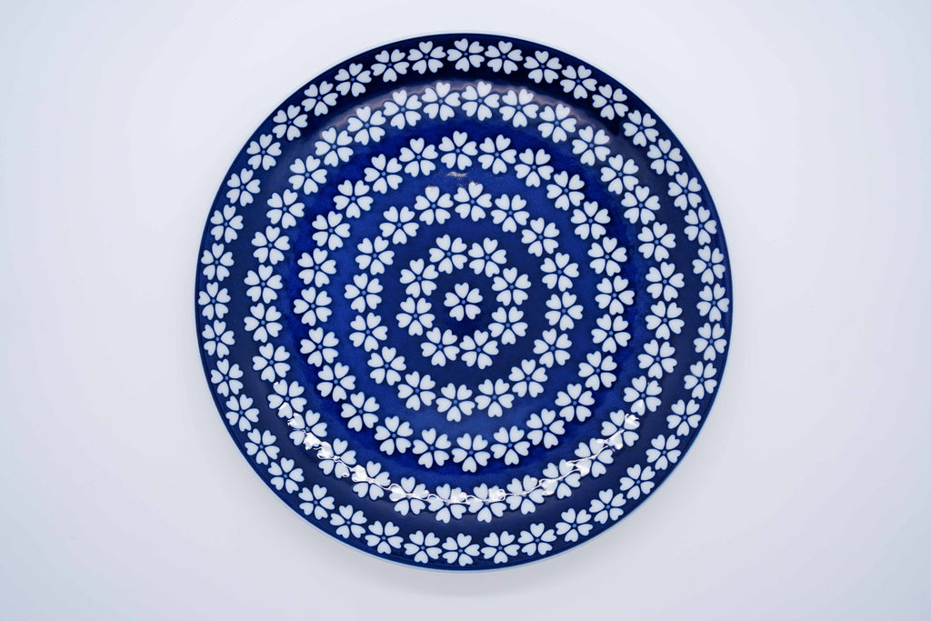 KOMON Large Plate, Small Cherry Blossom