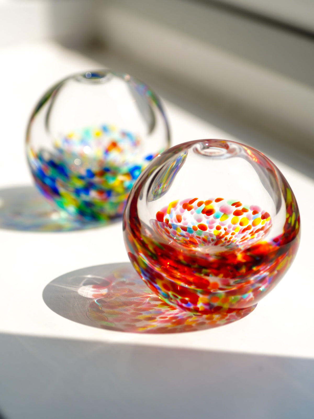 Adelia glass flower vase