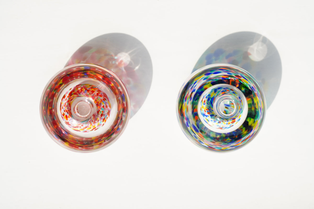 Adelia glass flower vase