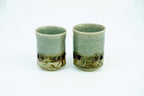 Soma Ware Yunomi Pair, Large and Medium, Gift Boxed