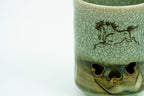 Soma Ware Yunomi Pair, Large and Medium, Gift Boxed