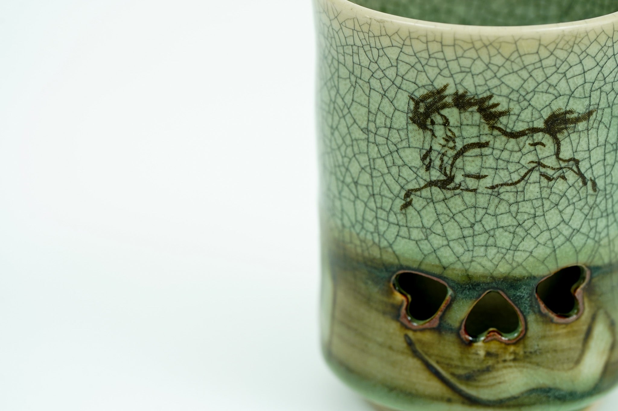 Soma Ware Yunomi Pair, Large and Medium, Gift Boxed
