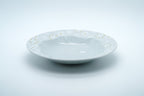Kutani Ware Rim Pasta Plate, Snow Crystal
