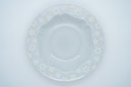 Kutani Ware Rim Pasta Plate, Snow Crystal