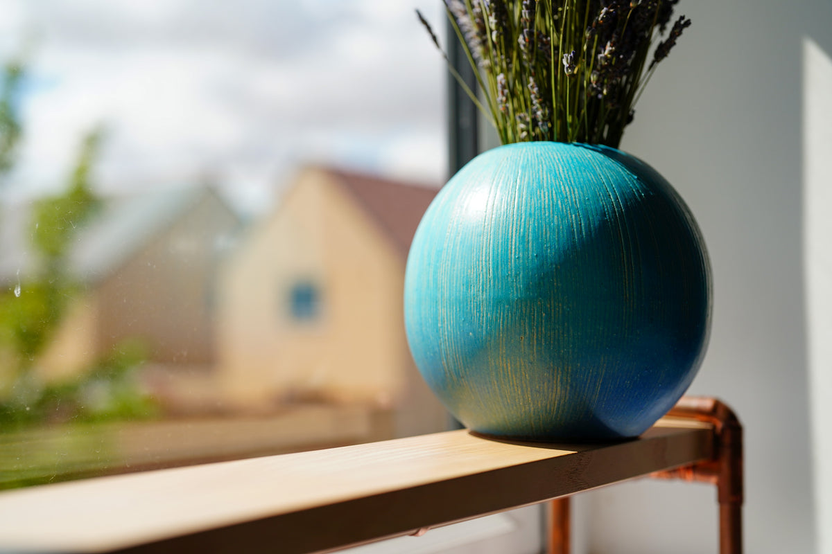 Shigaraki ware "Seiran" jade vase