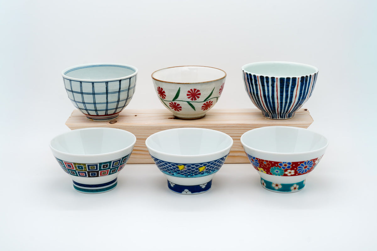 Complete Family Rice Bowl Set – Three Traditions, Six Bowls