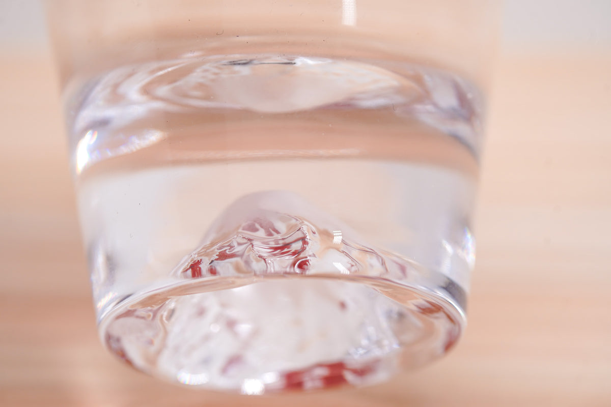 Edo Glass Mount Fuji Rock Glass, 270ml