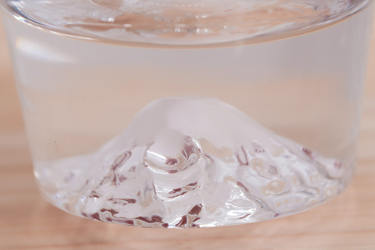 Edo Glass Mount Fuji Rock Glass, 270ml