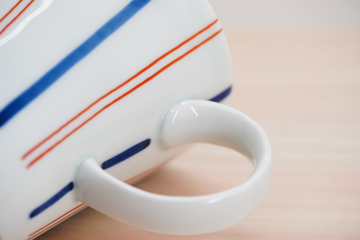 NATURE Porcelain Mug, Stripe, 300ml