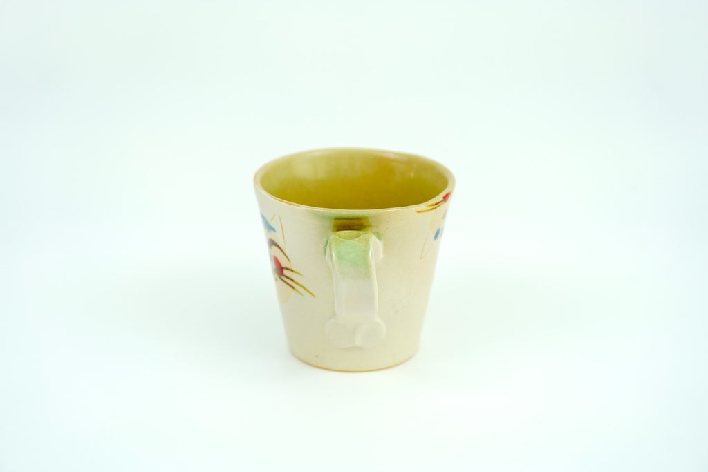 Banko Ware Mug, Couple Cats
