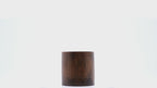 Bamboo cup - wiped lacquer pine soot finish